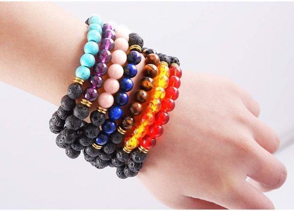 Bracelets en pierre de lave